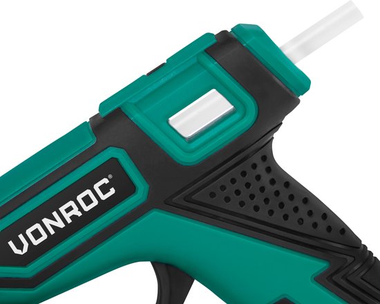 VONROC Akku-Klebepistole 4V - 1.5Ah - Inkl. 8 Klebepistolen Ø7x100mm