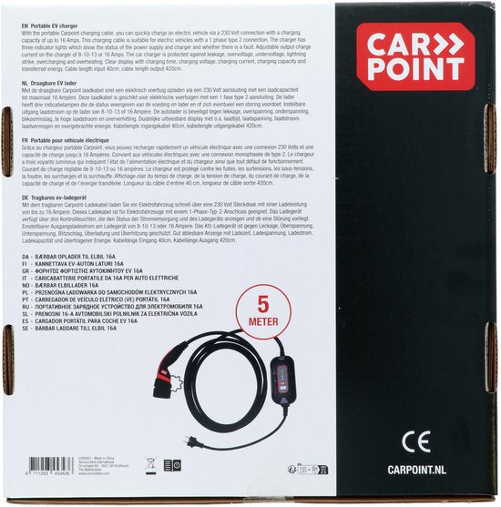 EV Port.Charger Typ 2 1-phasig 8–16 A | Ladekabel