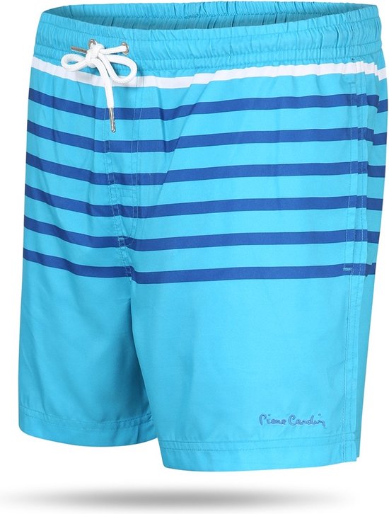 Pierre Cardin - Herren-Badehose Swim Short Stripe - Blau - Größe S