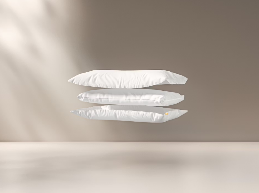 Emma - Hochwertiges Mikrofaserkissen - Essential Pillow - Weich - 60x70 cm - Weiß