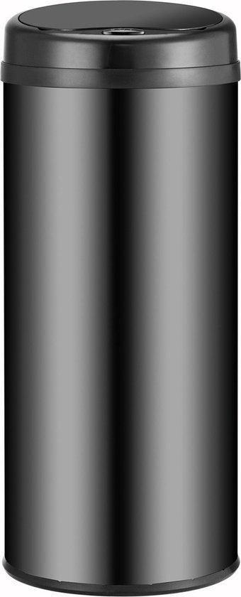 Automatischer Abfallsammler / Abfallsammler / Sensorabfallsammler - 50 Liter - Schwarz - Rund