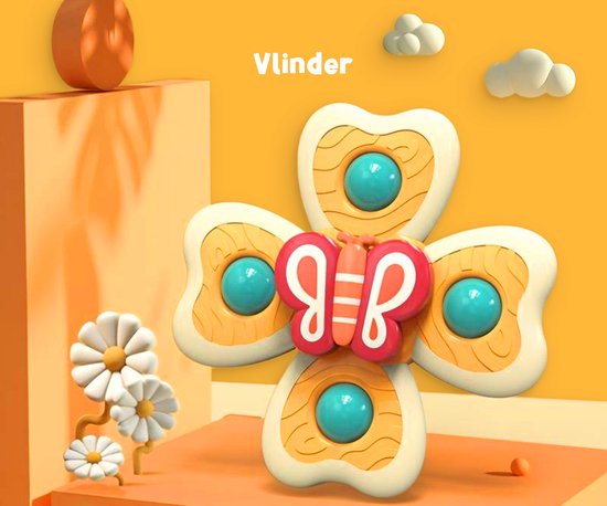 Frummel Fidget Spinners XL mit Saugnapf - Badespielzeug - Sinnesspielzeug - Fidget Toys - Badespinner - Fidget Spinner für die Autoscheibe - 3 Stück