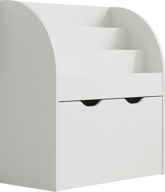 VDD – Hängeschrank – Kommode – Regalschrank – Schrank – Bücherregal – Weiß – Mit Schubladen
