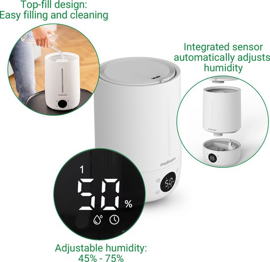 medisana AH 663 – Top-Fill-Luftbefeuchter