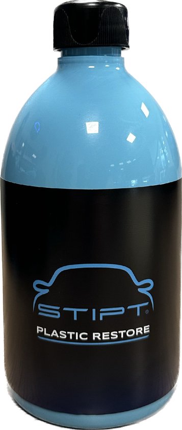 Stipt – Plastic Restore – 500 ml – Stellt die (schwarze) Farbe von Kunststoffoberflächen wieder her