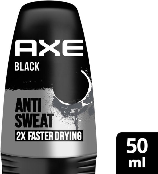 Axe Deodorant Men – Roll-On – Schwarz – 6 x 50 ml – Vorteilspackung