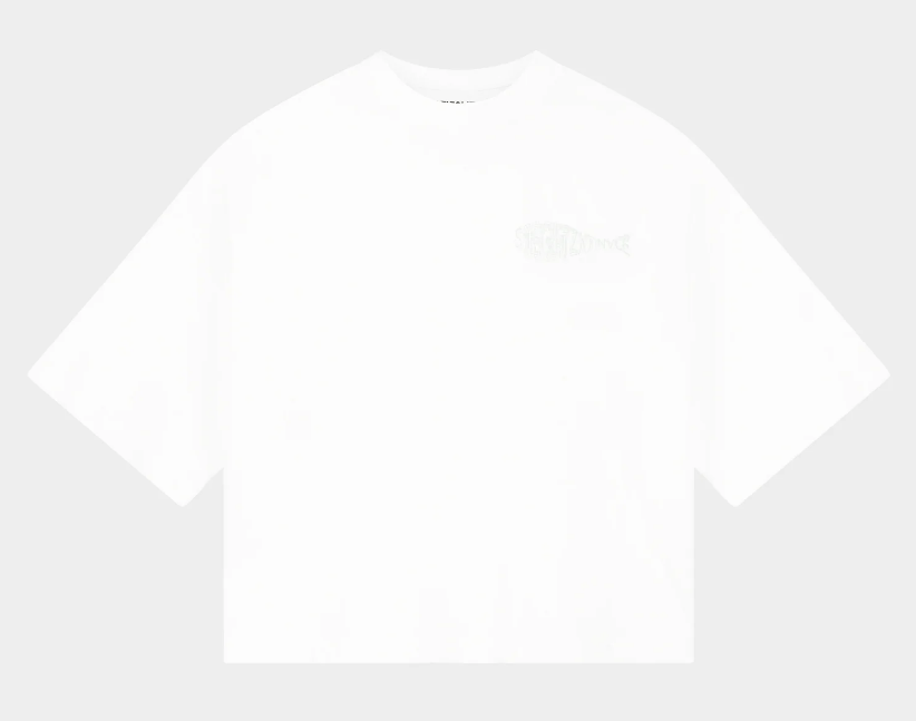 Stieglitz Tin Oversized Boxy T-Shirt – Boxy Fit – Stieglitz x Tine – Weiß