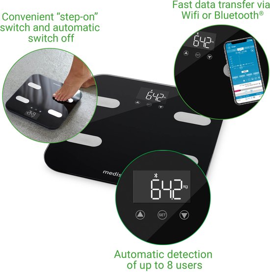 medisana BS 602 – Connect Körperanalysewaage (WLAN)