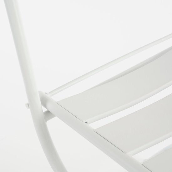 Mica Decorations Evita Bistro Set - 3er Set - Metall - Weiß