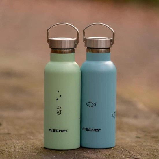 FISCHER FAHRRAD Mädchen-Trinkflasche Grün