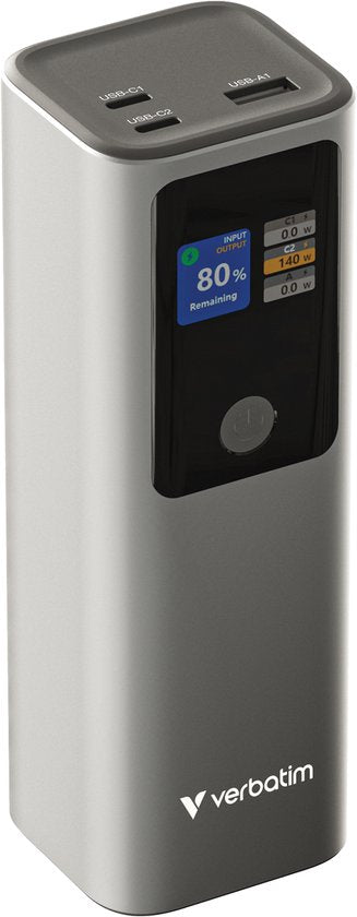 Charge 'n' Go 27000mAh Power Bank 183W Grau