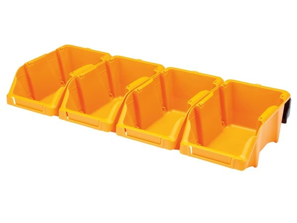 Perel Satz Magazinkästen - 8 St - 103 X 165 X 75 Mm - Gelb