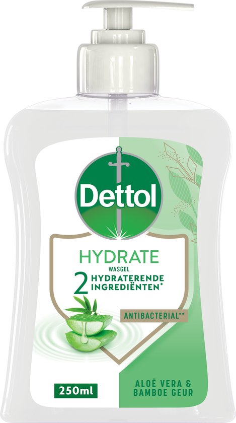 Dettol Handseife – Antibakteriell – Pflegend – Aloe Vera – 250 ml
