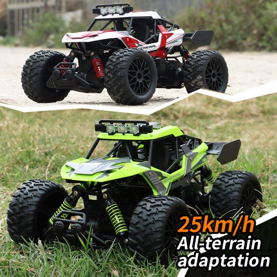 Fuegobird RC Car - RC Fahrzeug - Hochgeschwindigkeits-Spielzeugauto - Off-Road Spielzeugauto - weiß rot