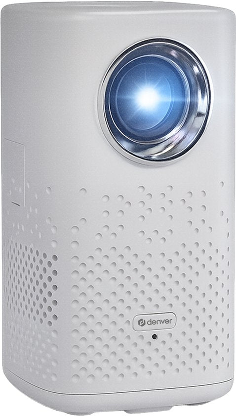 Denver tragbarer Beamer – 4K 3840 x 2160p – 150 ANSI-Lumen – Projektor – Integrierter Akku – Heimkino – HDMI – USB-C – PR4700