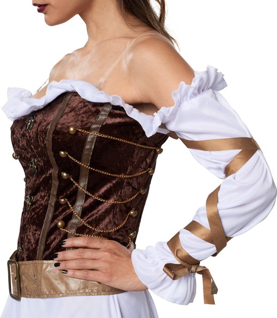 dressforfun – Steampunk-Palastwächterin für Damen, Größe S – Kostüm, Halloween, Verkleidung, Partykleidung, Karnevalskleidung, Karneval, Festkleidung, Partykleidung – 302315