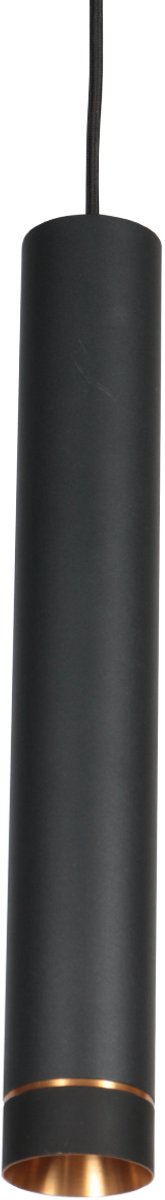 Mexlite Pendelleuchte DownLume - 5-flammig - Schwarzes Metall - Große Esstischlampe - GU10 - Modernes Design