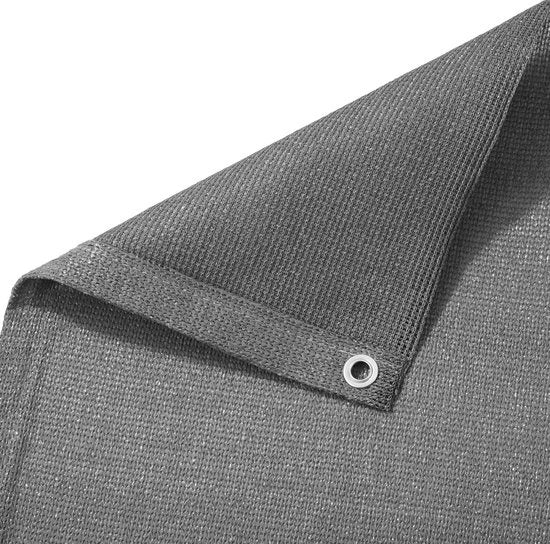 tectake - Balkonsichtschutz, Variante 2 grau 75 cm - 402878