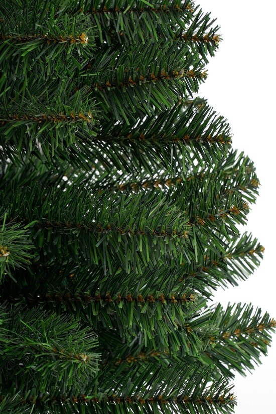 Black Box Trees Charlton Weihnachtsbaum, schlankes Säulenmodell – Weihnachtsdekoration im natürlichen Look – Kunstbaum mit Scharnierkonstruktion zum schnellen Aufstellen – H 185 x Ø 53 cm – Grün