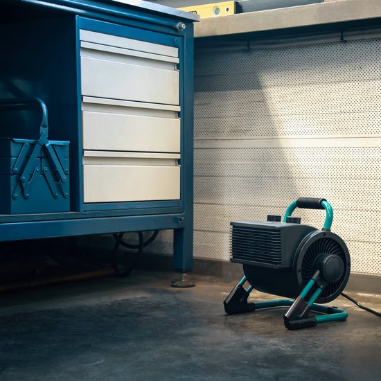 VONROC PRO Elektroheizung - Heizlüfter - Werkstattheizung - 1350W/2000W - Keramik - 3 Einstellungen - Thermostat - 900 kippbar - 20m2