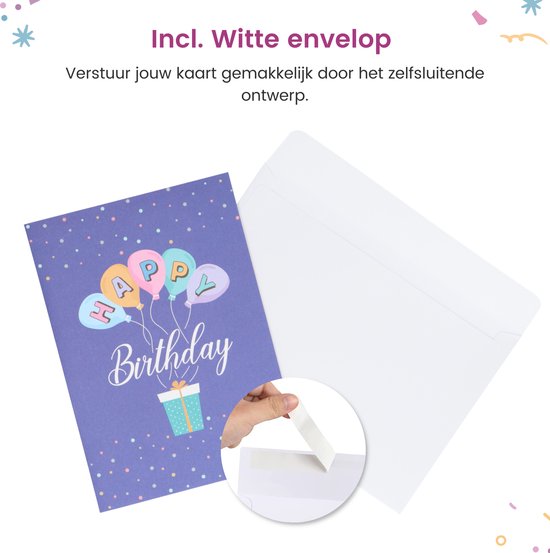 Partizzle 1 Stück Pop-up-3D-Dackel-Geburtstagskarte mit Umschlag – „Happy Birthday“-Karten – Pop-up-Karten – Erwachsene & Kinder – 15 x 21 cm