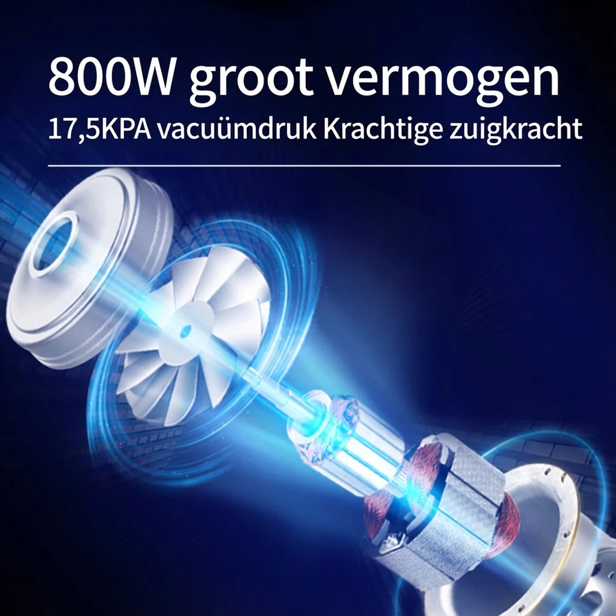 Ochama Multifunktions-Staubsauger mit Kabel 800 W – 17,5 kPa – 1,1 l – Automatische Kabelaufwicklung – Waschbarer Filter