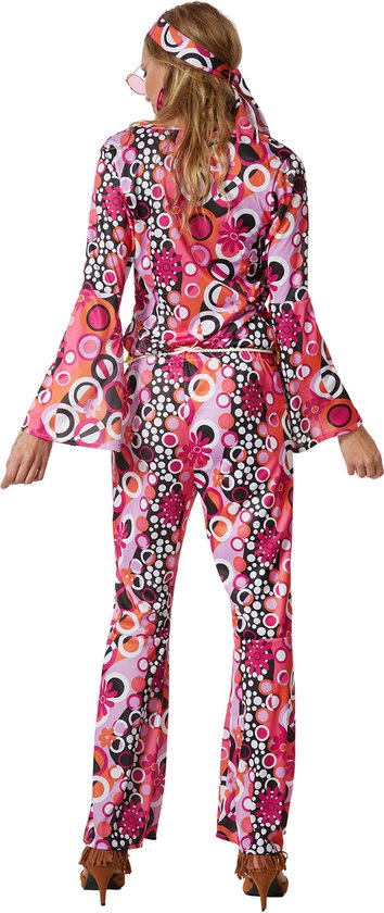dressforfun - Damenkostüm Hippie Flowerpower - XXL - Kostüm Karneval - Halloween - Verkleiden - Partykleidung - Karnevalskleidung - Partykleidung
