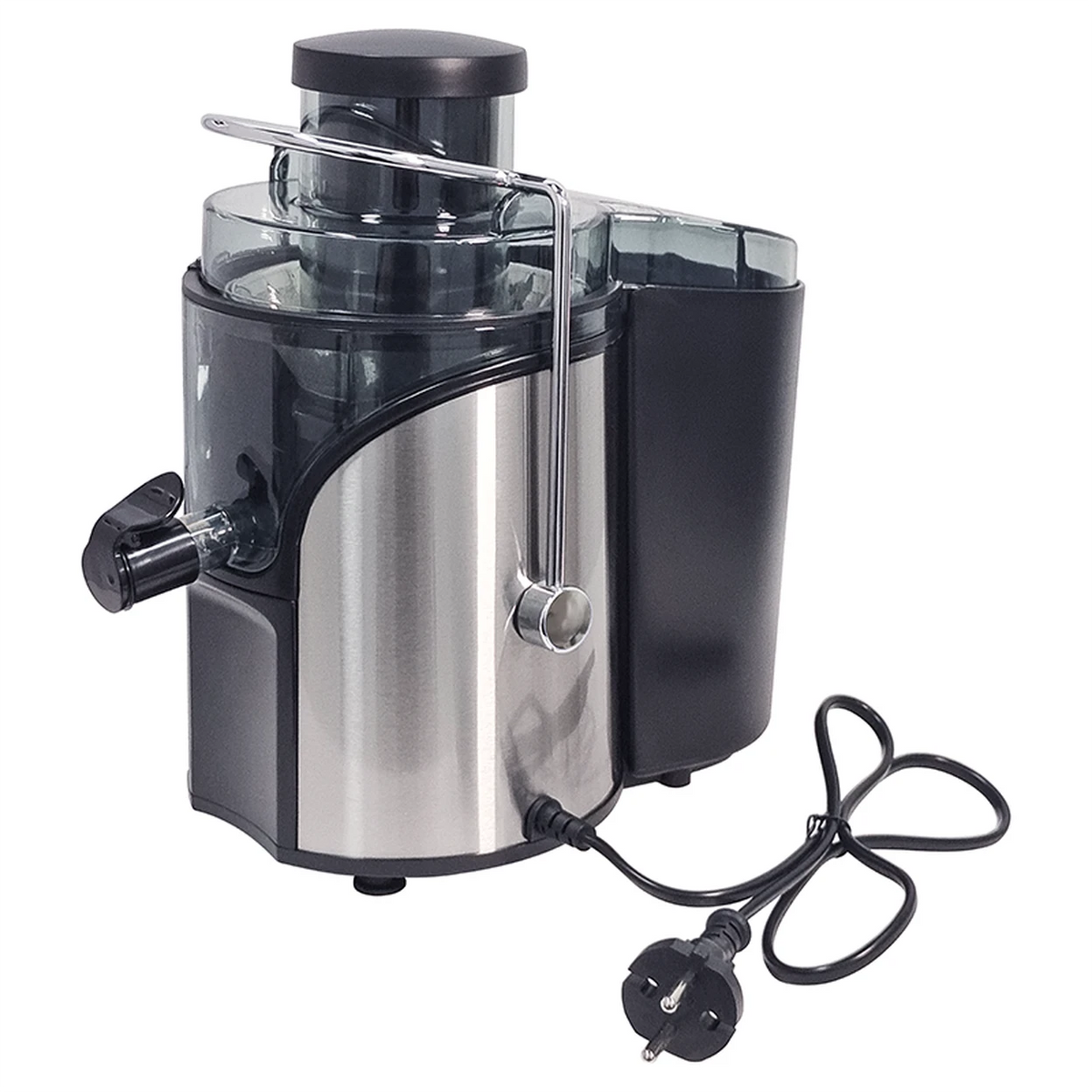 WOOX Entsafter – 600 W – Breite Einfüllöffnung – Schwarz