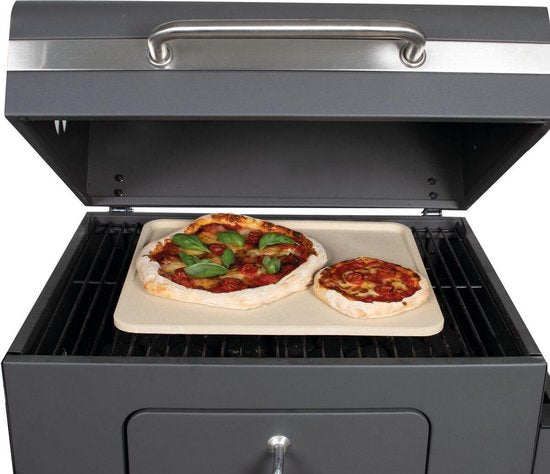 Boska Pizzastein Deluxe Rechteck - Für den Backofen - Knusprige Pizza - 40x32 cm - BBQ Zubehör