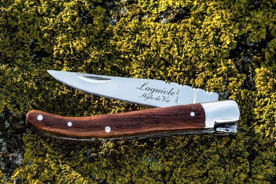 Laguiole Style de Vie Taschenmesser - in Geschenkbox - Rotes Packholz