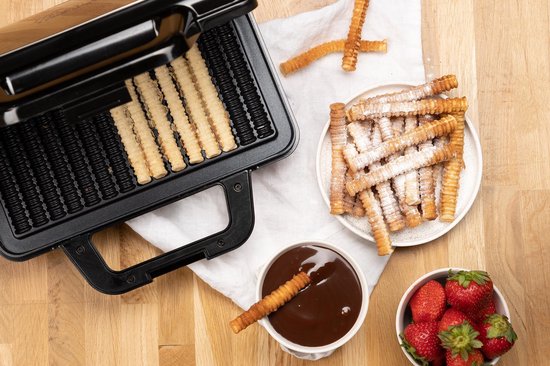Tristar Waffeleisen – WF-1171 – 1000 W – 15 Waffel-Pommes – Antihaftbeschichtung – PFAS-frei