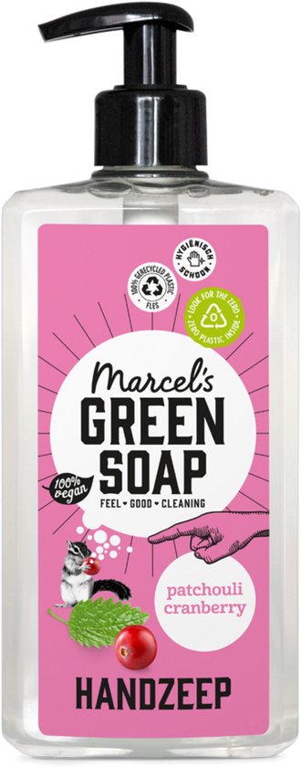 Marcel's Green Soap Handseife – Patchouli & Cranberry – 500 ml