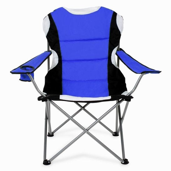 tectake Chair Basic Campingstuhl - Blau;Schwarz