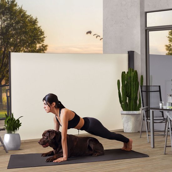 Windschutz / Sonnenschirm Dubai - 500 x 160 cm - Beige