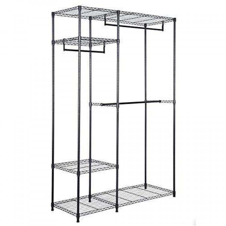 Coast Portable Stahlschrank Kleiderbügel Lagerung Rack Organisator