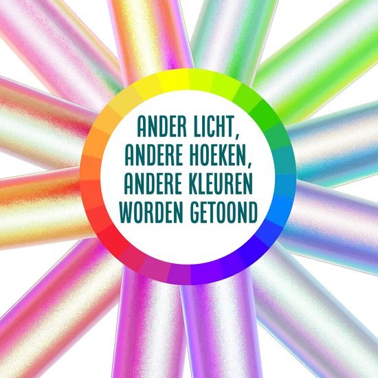 Homewell - Holographische Fensterfolie HR++ 120x300cm - Solar & Isolierend - Statisch haftend - Seifenblaseneffekt mattiertes Glas (neu)