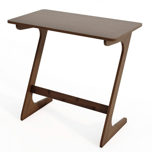Coast Z-förmiger Beistelltisch Bambus Braun/Natur - 76 x 41 x 71 cm - Sofa Beistelltisch