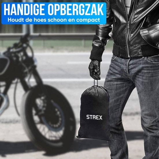 Strex Fahrradabdeckung Universal für alle Fahrräder - Wasserdichtes Ultra Strong Oxford - Fahrradabdeckung für 1/2 Fahrräder - inkl. Aufbewahrungstasche