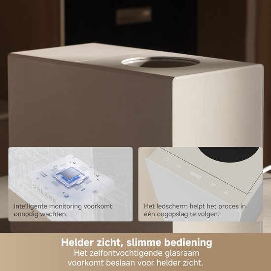 Dreame Lebensmittelabfallzerkleinerer SF25 – 2,5 l – extrem leise (27 dB) – geruchsfrei – selbstreinigend – elektrischer Küchenkompostierer für die Arbeitsplatte