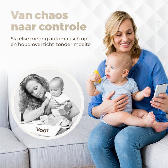 Gatson Babywaage - Mit App - Bis zu 30kg - Inklusive Maßband - Tierwaage - Babywaage - Babyshower