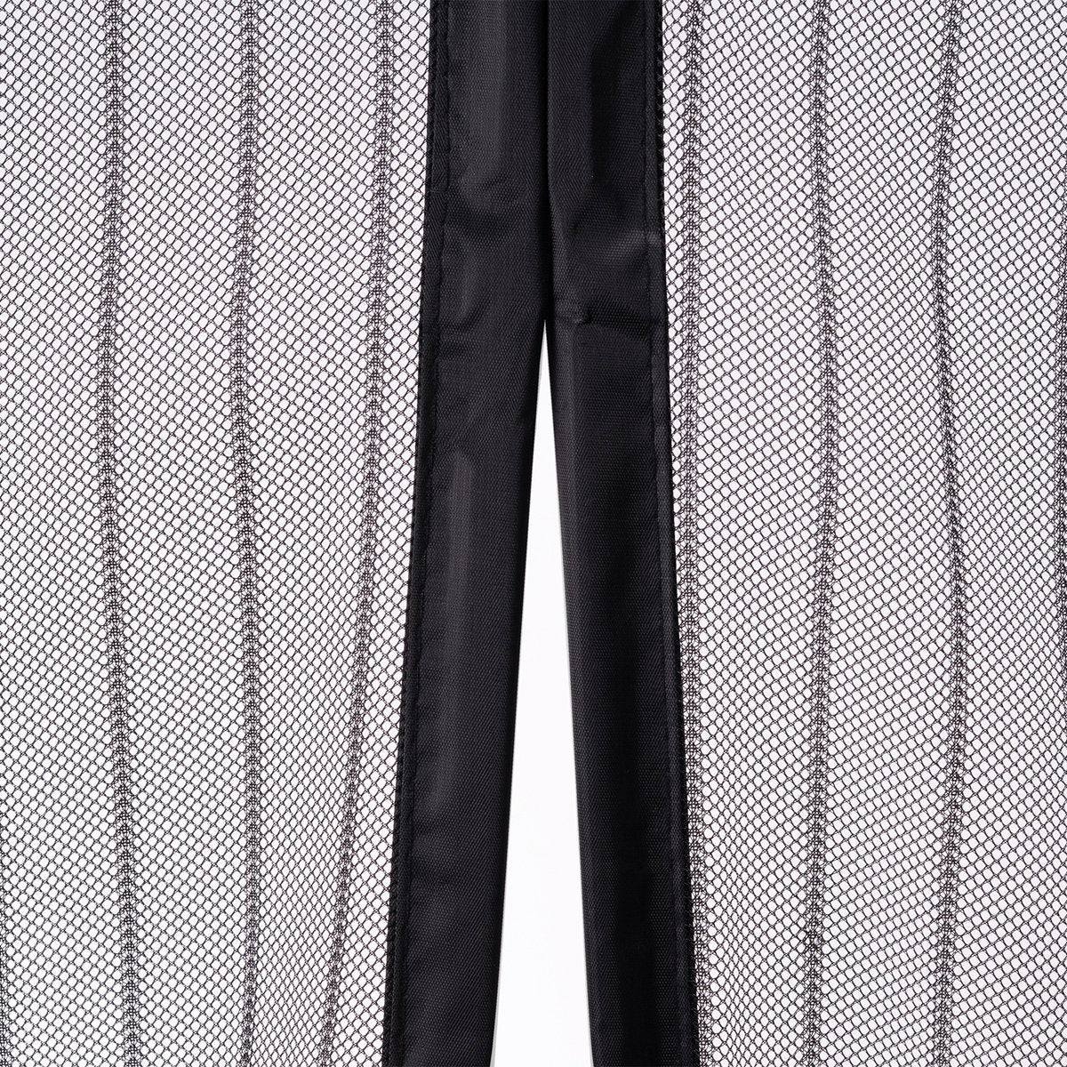 O'DADDY Türvorhang - Fliegenvorhang - Magnetisch - Türgitter Deluxe 100 x 230 cm - Schwarzes Horn - Hornvorhänge - Horntür