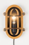 Zuiver Wandleuchte - Ovalform - 28x28x18cm - 220V - Aluminium - Schwarz