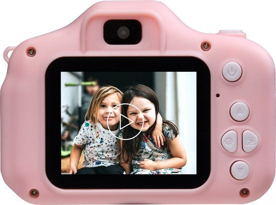 Denver Kinderkamera Full HD - Selfie-Kamera - 40MP - Digitalkamera Kinder - Foto und Video - Spiele - KCA1340 - Pink
