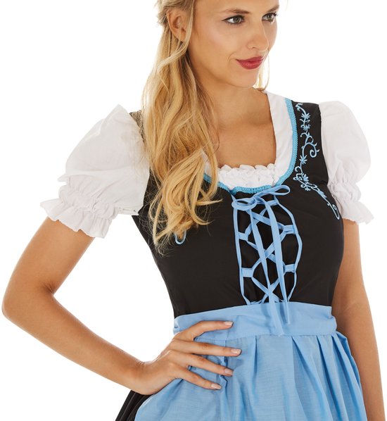 dressforfun – Dirndl-Kostüm für Damen „Oktoberfest Madl“, Modell 1 L – Kostüme, Halloween, Verkleidung, Partykleidung, Karnevalskleidung, Karneval, Festkleidung, Partykleidung – 301072