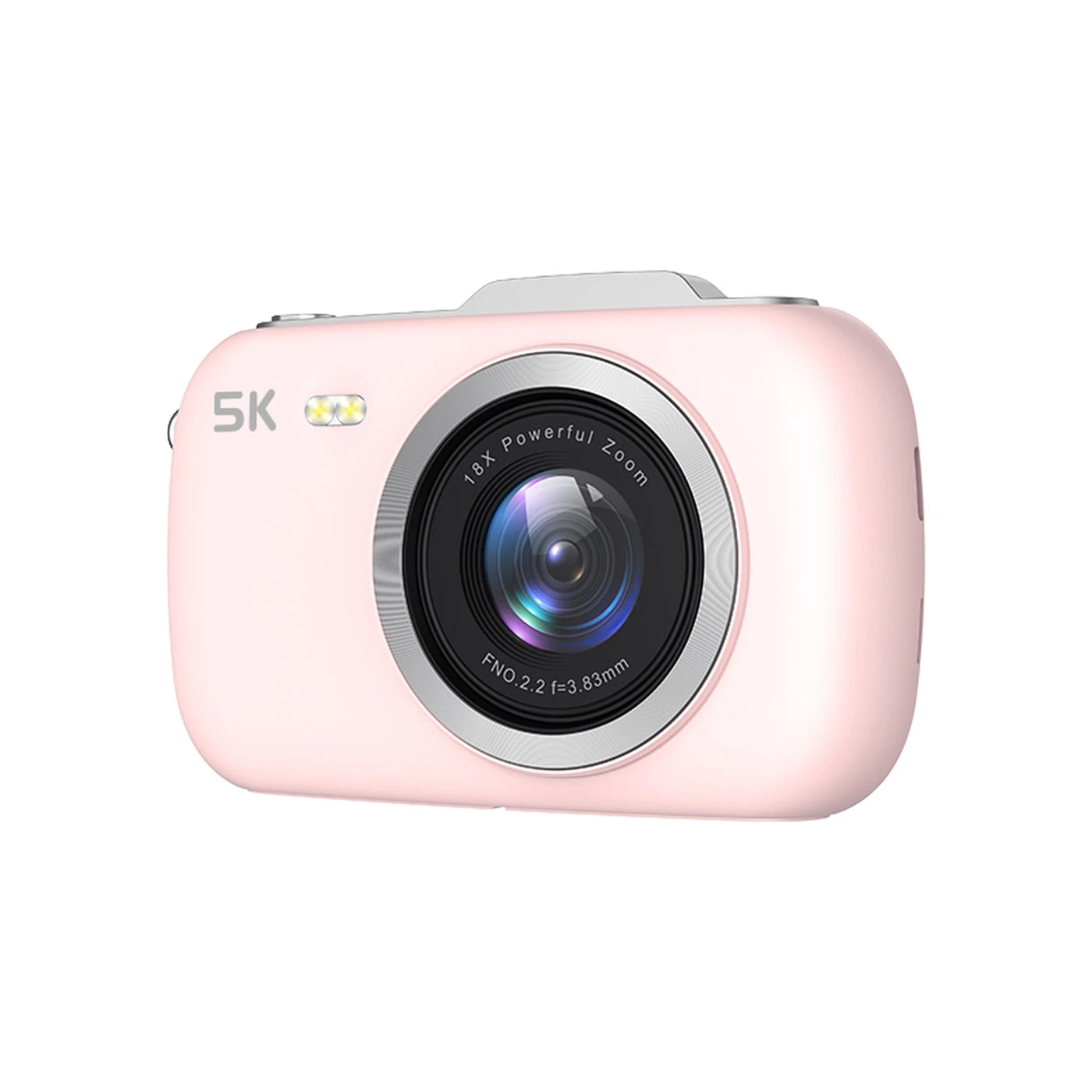 KOMERY G7 5K Digitalkamera – 80 MP UHD, 18-facher Zoom, Vlog-Kamera – Weiß