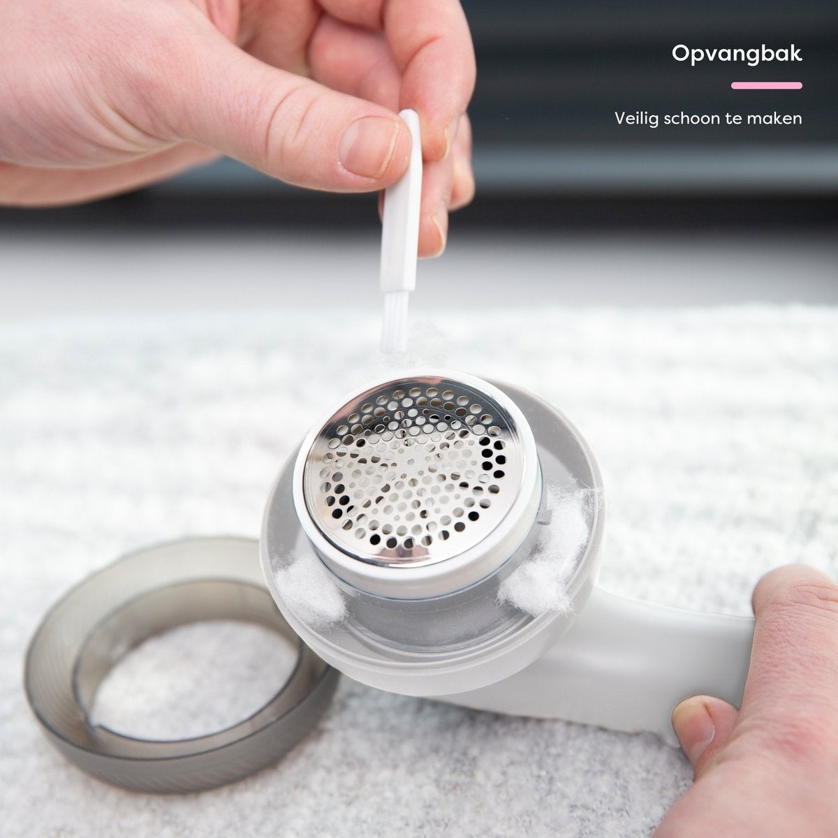 Fineza - Fusselentferner - Elektrisch - Entlaubungsgerät - Weiß