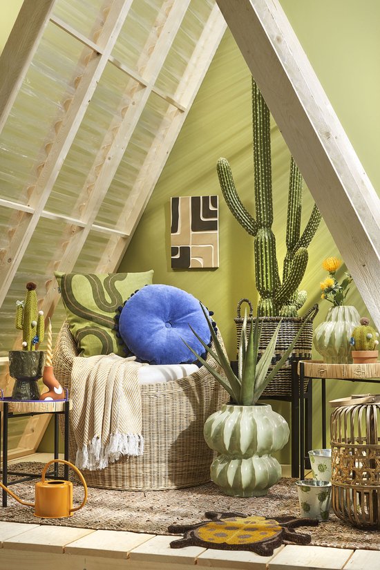 Mica Decorations Kaj Beistelltisch - H51 x Ø45 cm - Rattan - Braun