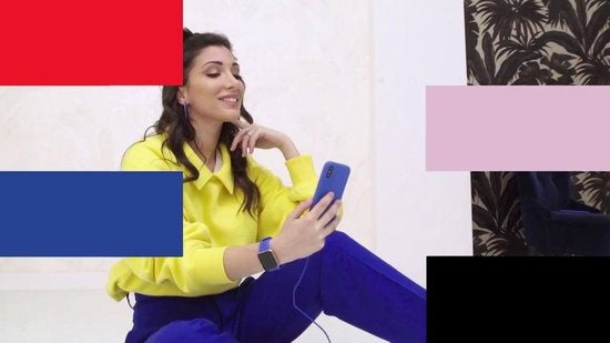 Celly Feeling Samsung S20 Fall - Silikon außen mit Anti-Kratz-Innenseite - Blau