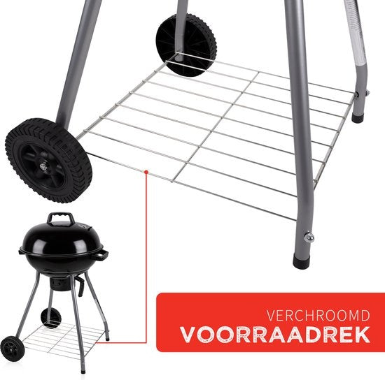 BBQ Collection Barbecue mit Deckel - BBQ Holzkohle mit Ascheauffang - Barbeque Grill - Ã˜ 45 cm