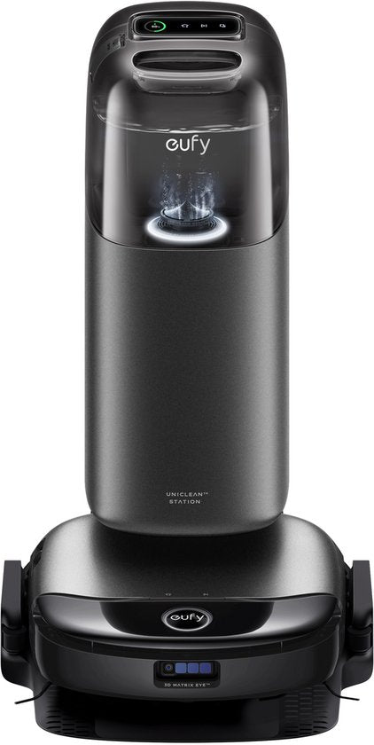 eufy S1 Pro Roboterstaubsauger mit All-in-One-Station und Wischfunktion – Selbstreinigend mit ALWAYS CLEAN MOP™ & Eco Clean Ozon™ – 8.000 Pa Saugkraft – Automatischer Wischlifter – Intelligente Hinderniserkennung